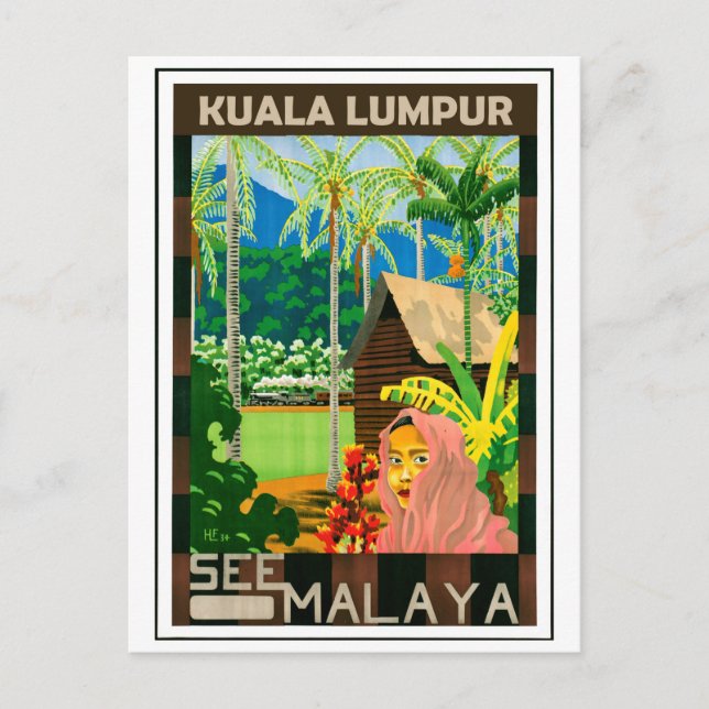Kuala Lumpur, Malaysia Vykort (Framsida)