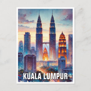 Kuala Lumpur Malaysia Vykort