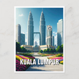 Kuala Lumpur Malaysia Vykort
