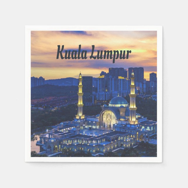 Kuala Lumpur Pappersservett (Framsidan)