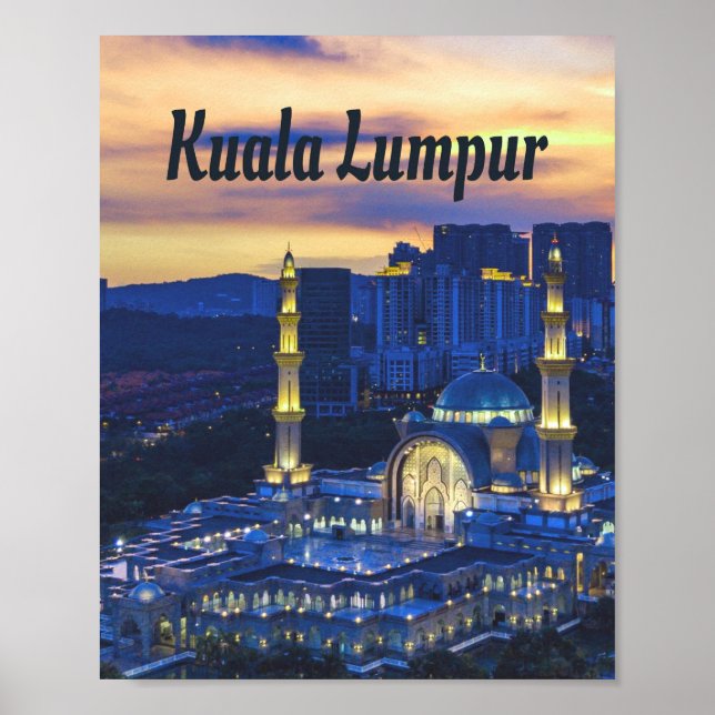 Kuala Lumpur Poster (Framsidan)