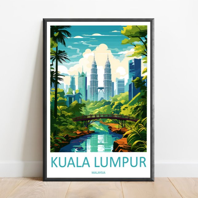 Kuala Lumpur Resa Utskrift Vägg Dekoration Kuala L Poster (Skapare uppladdad)