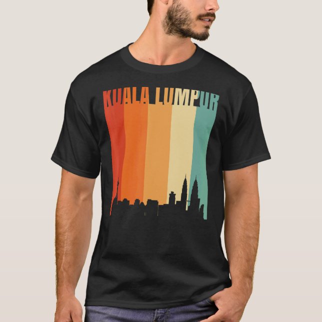 Kuala Lumpur Skyline T Shirt (Framsida)
