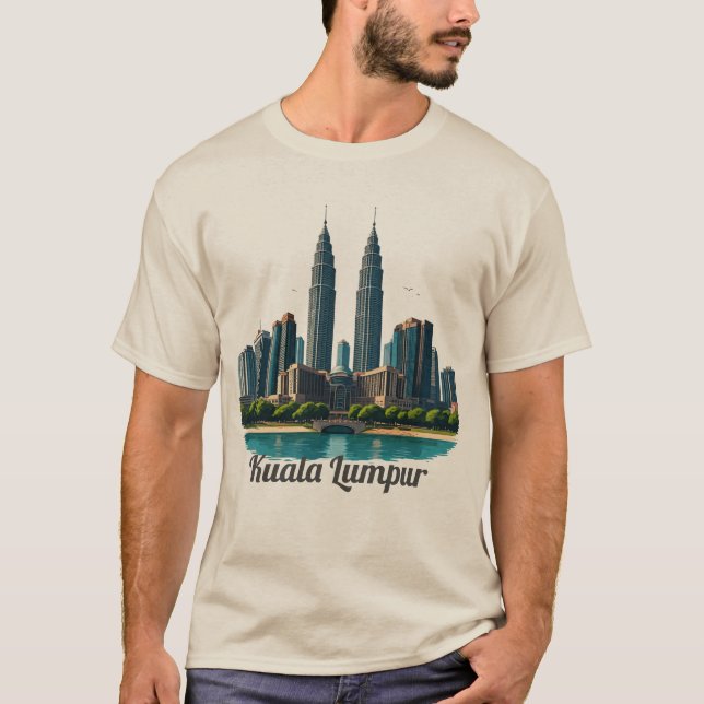 Kuala Lumpur T Shirt (Framsida)