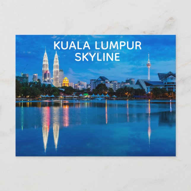 Kuala Lumpurutsikt Vykort (Framsida)