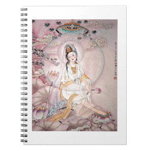 Kuan Yin; Buddistisk gudinna av medkänsla Anteckningsbok Med Spiral
