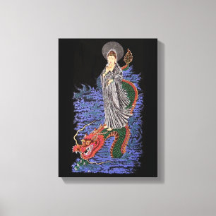 Kuan yin canvas bild