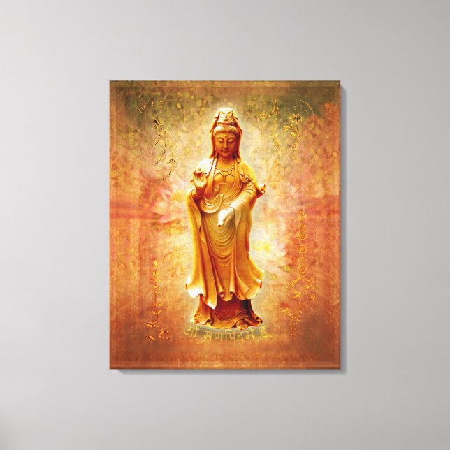Kuan Yin Canvastryck (Framsida)