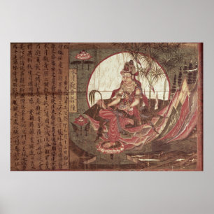 Kuan-yin gudinna av medkänsla poster