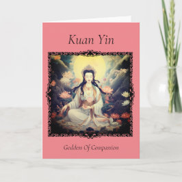 Kuan Yin-hälsningskort - tackkort