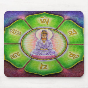 Kuan Yin "Om Mani Padme mummel" Mousepad Musmatta
