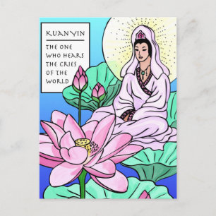 Kuan Yin, Quan Yin, Hör dina rop Vykort