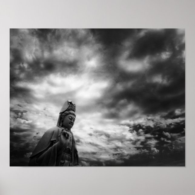 Kuan Yin Statue Fine Art Photograph Poster (Framsidan)