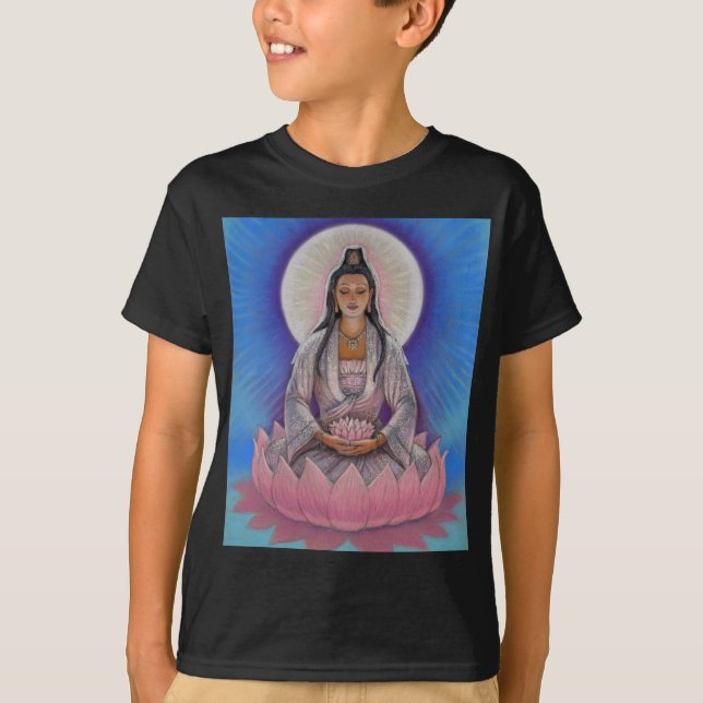 Kuan Yin T-tröja Tee Shirt (Framsida)