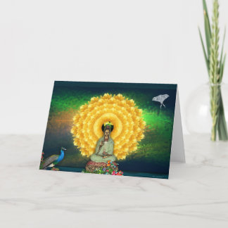 Kuan Yin väggTapestry Kort