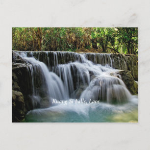 Kuang Si Falls, Laos Vykort