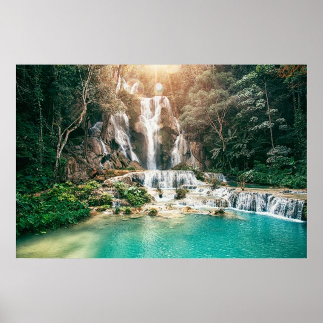 Kuang Si Falls| Luang Prabang Poster (Framsidan)