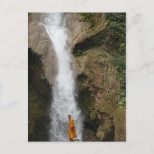 Kuang Sii Waterfall Munk Vykort