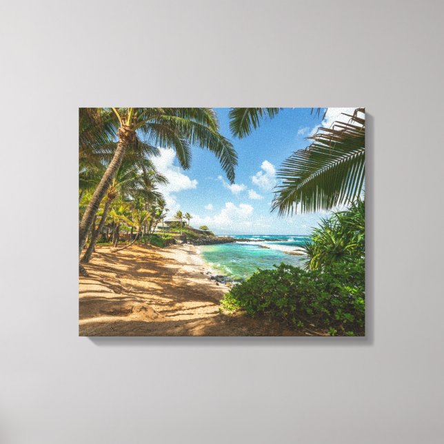 Kuau Cove Beach | Maui, Hawaii Canvastryck (Framsida)