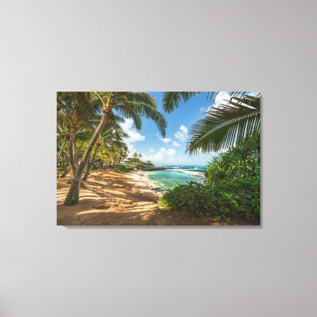 Kuau Cove Beach | Maui, Hawaii Canvastryck (Framsida)