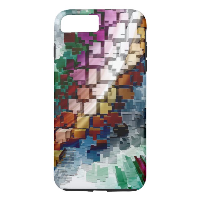 Kub centrisk Case-Mate iPhone skal (Baksida)