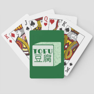 Kub för japansk skrivande av tofu casinokort