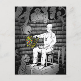 Kub Magi med Monster Vykort