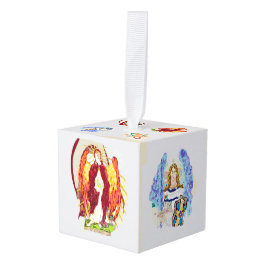 Kub Ornament: andlig jul