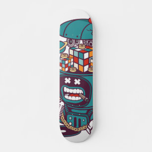 Kub-parti Mini Skateboard Bräda 18,5 Cm