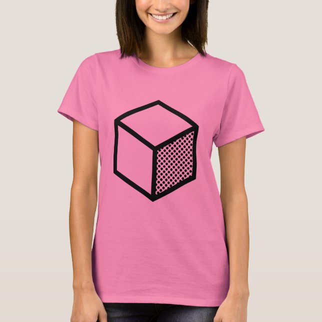 Kub - svart i ljus t-shirt (Framsida)