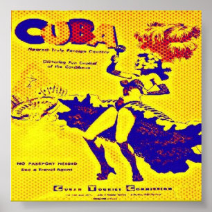 Kuba50-taltryck Poster