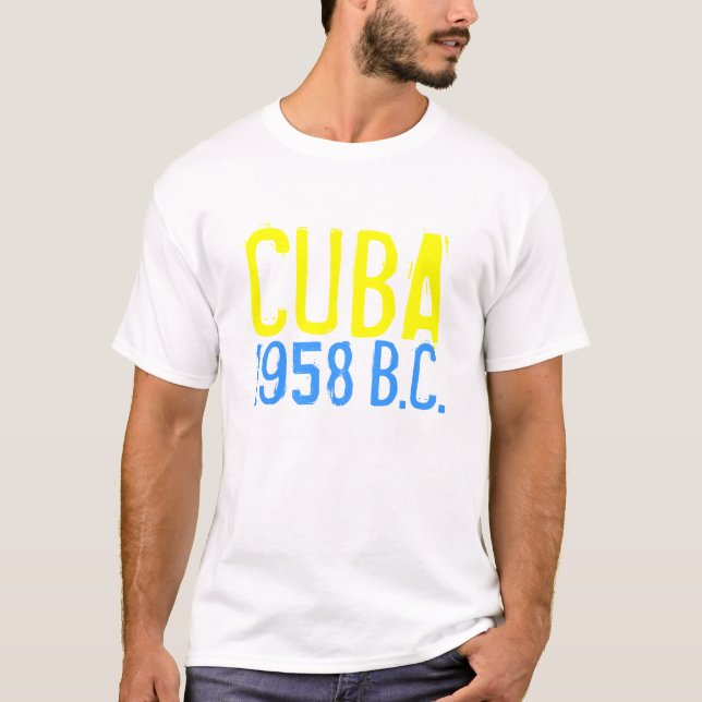 KUBA 1958, (för castro) T Shirt (Framsida)