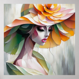 Kuba, Abstrakt, modern, Poster, konst Poster