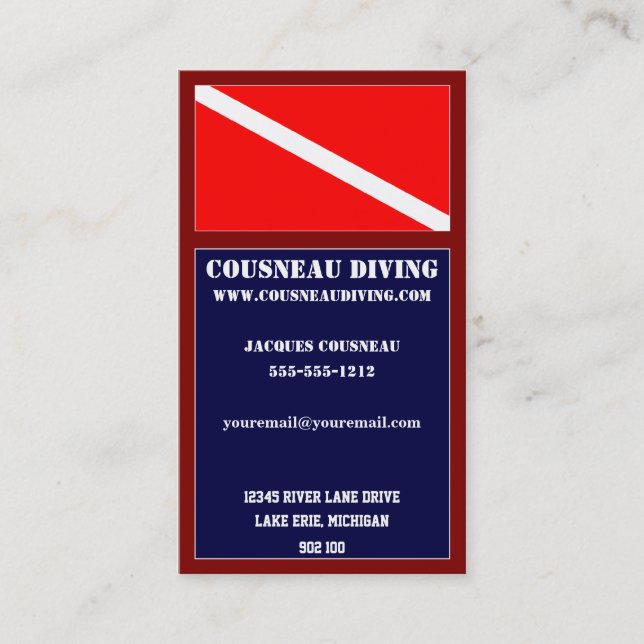 Kuba-Affärskort 1 Visitkort (Framsida)