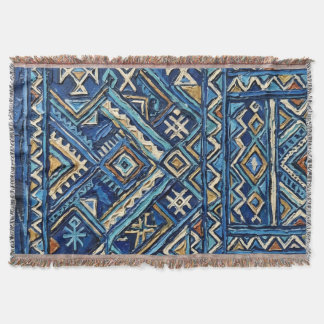 Kuba Amazigh Impasto Kast Täcke | Afrikansk Sacre Filt