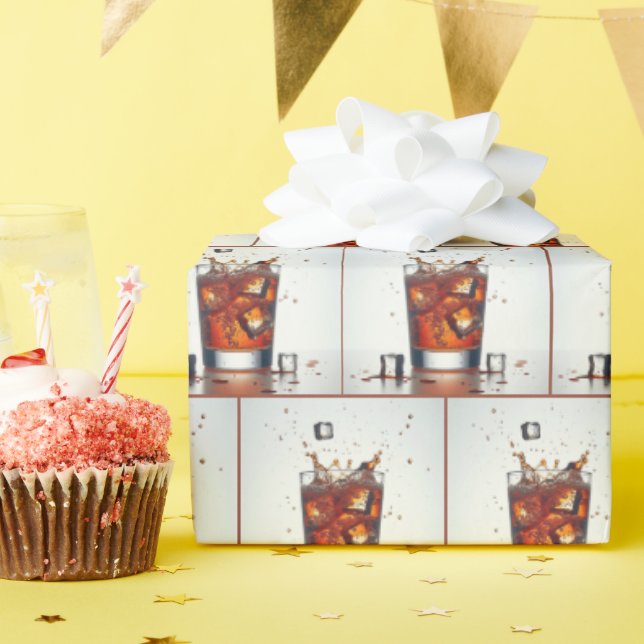 Kuba av is i Whiskey Presentpapper (Födelsedagsfest)