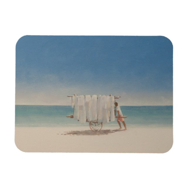 Kuba Beach Seller 2010 Magnet (Horisontell)