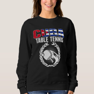 Kuba Bordtennis     Kubansk Pingis Supporter Stöd T Shirt