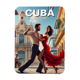 Kuba Cha-Cha Dancers Magnet