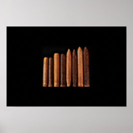Kuba Cigar Tobacco Minimalism Poster