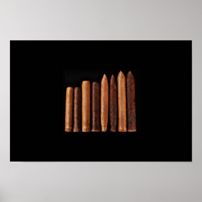 Kuba Cigar Tobacco Minimalism Poster (Framsidan)