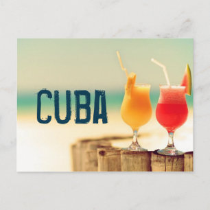 Kuba-cocktails Vykort