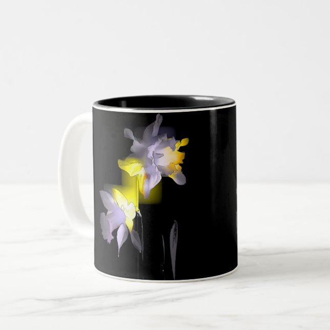 Kuba Daffodils Två-Tonad Mugg (Framsida vänster)