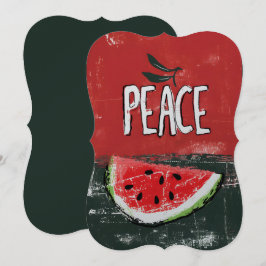 Kuba Elegance Infused with Graffiti Peace Spirit Inbjudningar