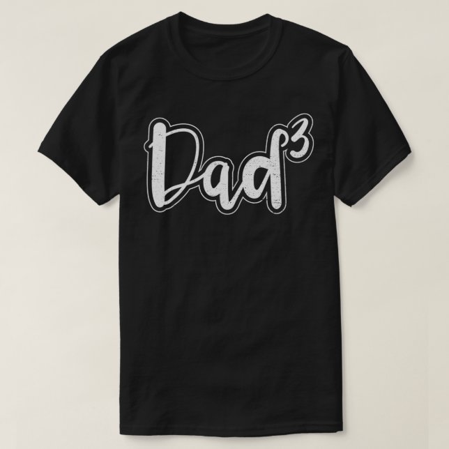 Kuba fantastisk i Pappa efter tre Far T Shirt (Design framsida)