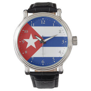 Kuba Flagga Armbandsur