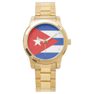 Kuba Flagga Armbandsur