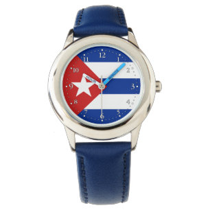 Kuba Flagga Armbandsur