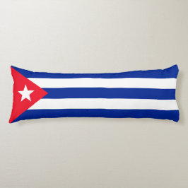 Kuba flagga kroppskudde