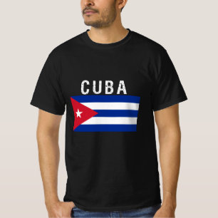 Kuba,flagga Kuba T Shirt